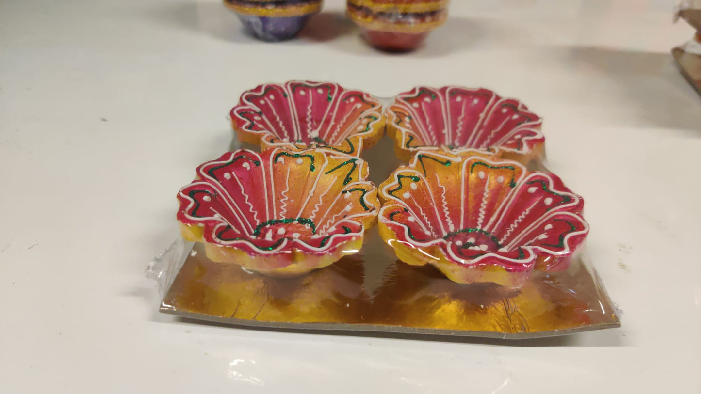 Clay Diya (Design) - 4P