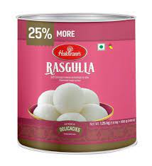 Haldiram's Rasgulla 1kg (Tin)
