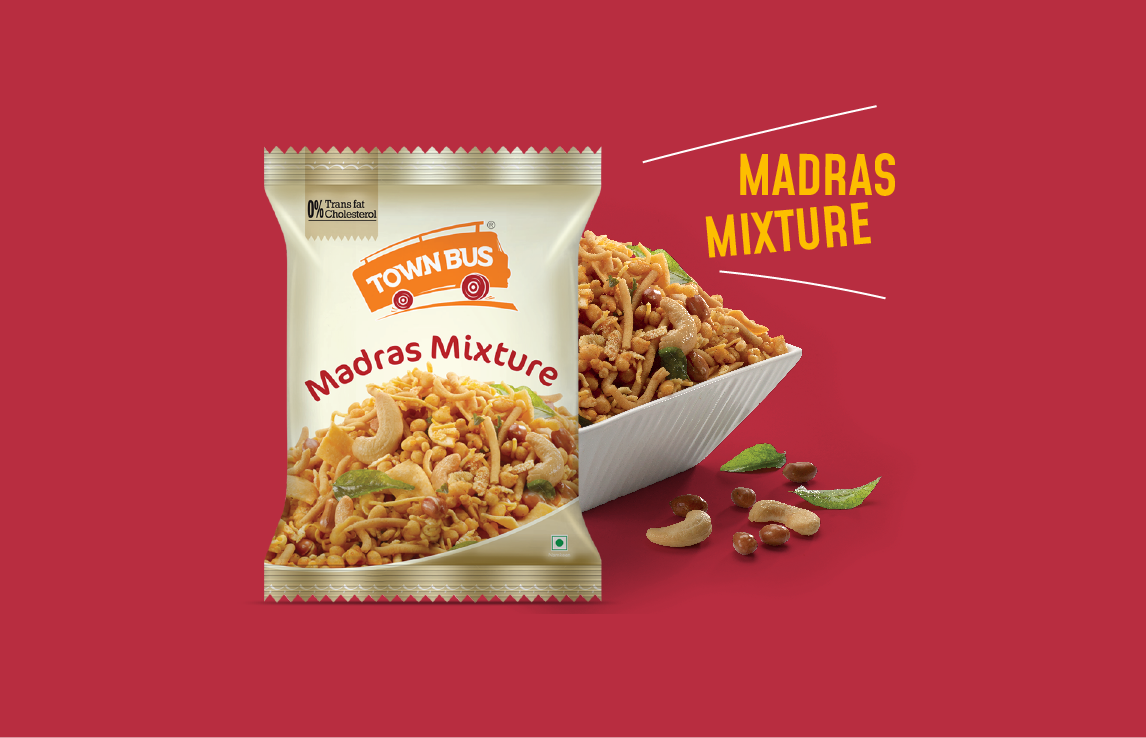 Town Bus Madras Mixture 170g
