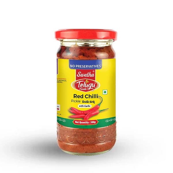 Telugu Foods Red Chilli Pickle 300g