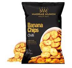 Madras Munch Banana Chips (Chilli) 200g