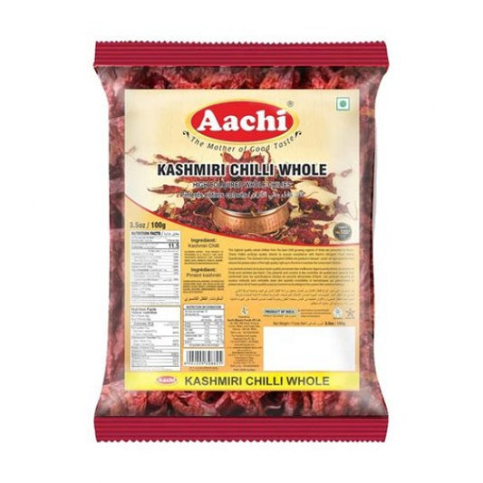 Aachi Kashmiri Chilli Whole 100g