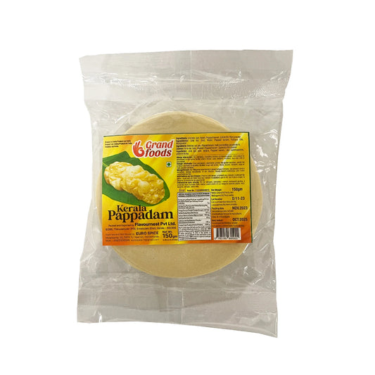 Grand Foods Kerala Pappdam 150g