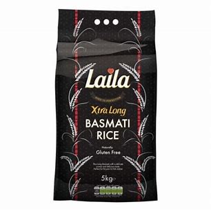 Laila Basmati Rice Extra Long (Black) 5kg