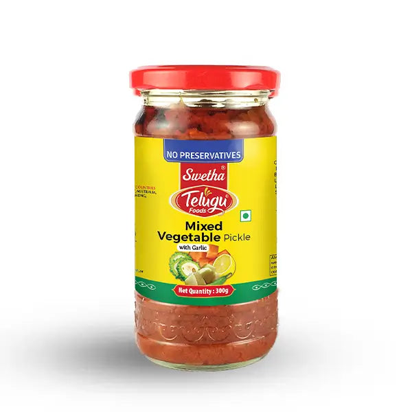 Telugu Foods Mixed Vegetable Pickle 300g