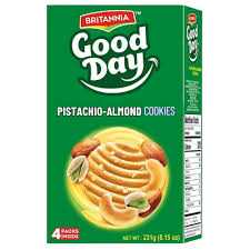 Good Day Pistacho/Almod Cookies 231g