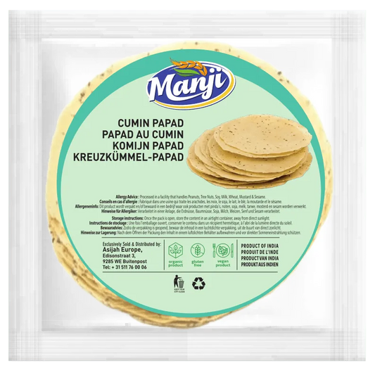 Manji Cumin Papad 200g